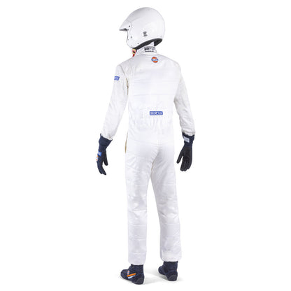 Sparco Gulf Racing Driver Suit Classic Retro 2-Layer Overalls Fireproof FIA Spec