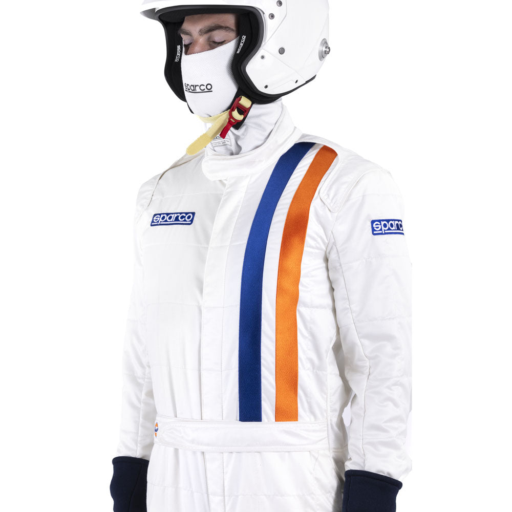 Sparco Gulf Racing Driver Suit Classic Retro 2-Layer Overalls Fireproof FIA Spec