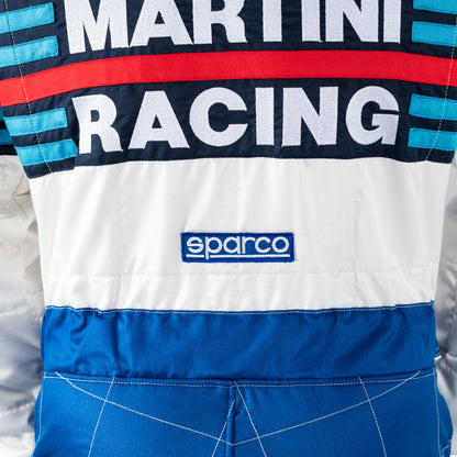 001144MR Sparco Martini Racing Classic Retro Rally Suit Fireproof FIA 8856-2018