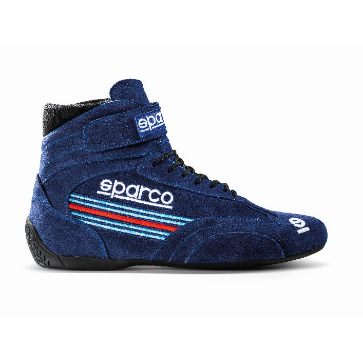 001287MR Sparco TOP Race Boots Martini Racing Special Edition Blue Sizes 37-48