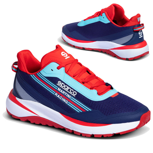 0012A5MR Sparco S-RUN Mens Leisure Trainers Martini Racing Livery Special Retro