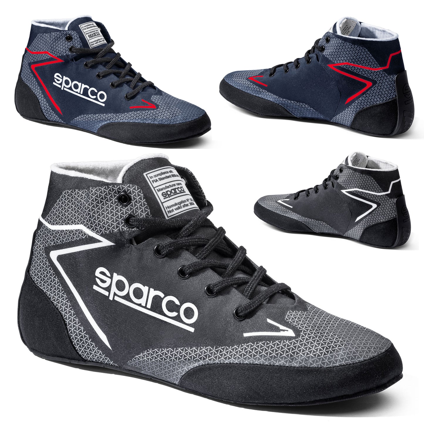 0012A9 Sparco Prime Extreme Shoes Race Driver Boots Carbon Insole FIA 8856-2018