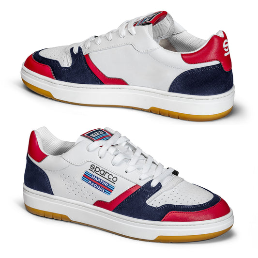 Sparco Martini Racing Shoes S-URBAN Trainers Tennis Style Retro Sneakers