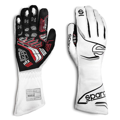 001319 Sparco ARROW+ Racing Driver Gloves High Spec HTX Pre-Curved FIA Fireproof