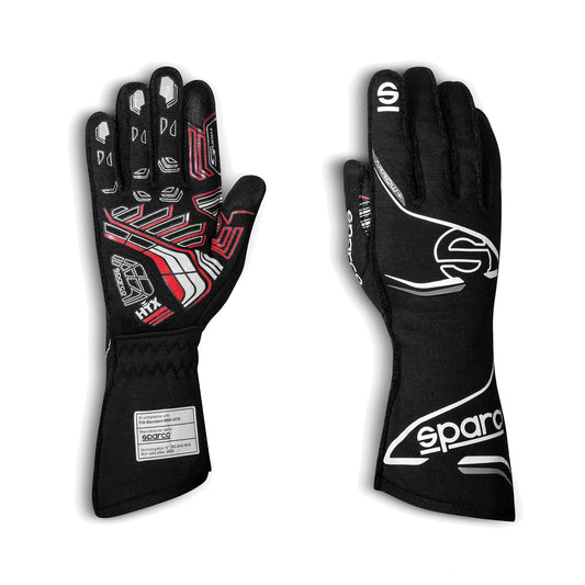 001319 Sparco ARROW+ Racing Driver Gloves High Spec HTX Pre-Curved FIA Fireproof