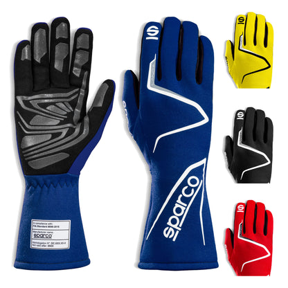 001362 Sparco LAND+ Racing Gloves Fireproof FIA 8856-2018 Approved Motorsport