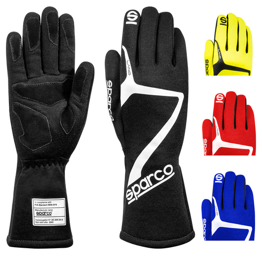 001366 Sparco LAND Racing Driver Gloves Fireproof Spec FIA Approved Race Rally