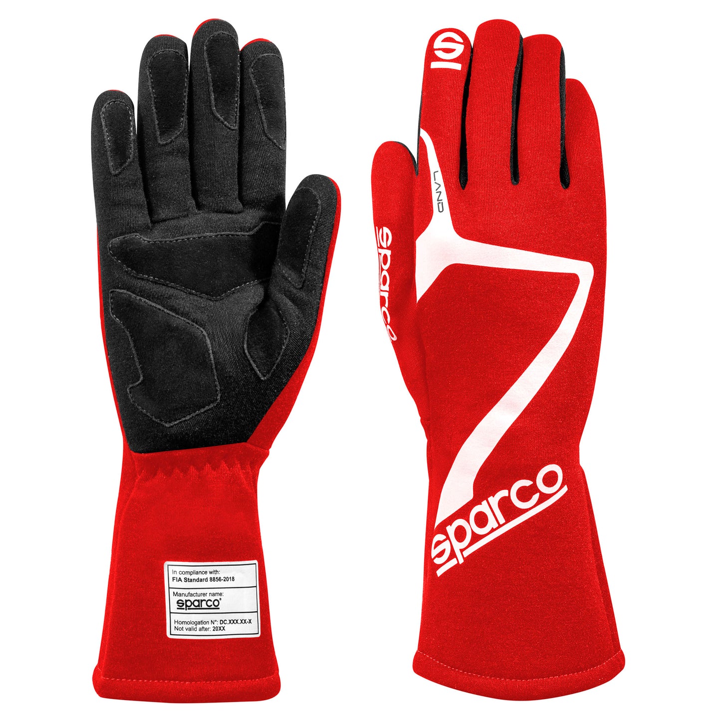 001366 Sparco LAND Racing Driver Gloves Fireproof Spec FIA Approved Race Rally