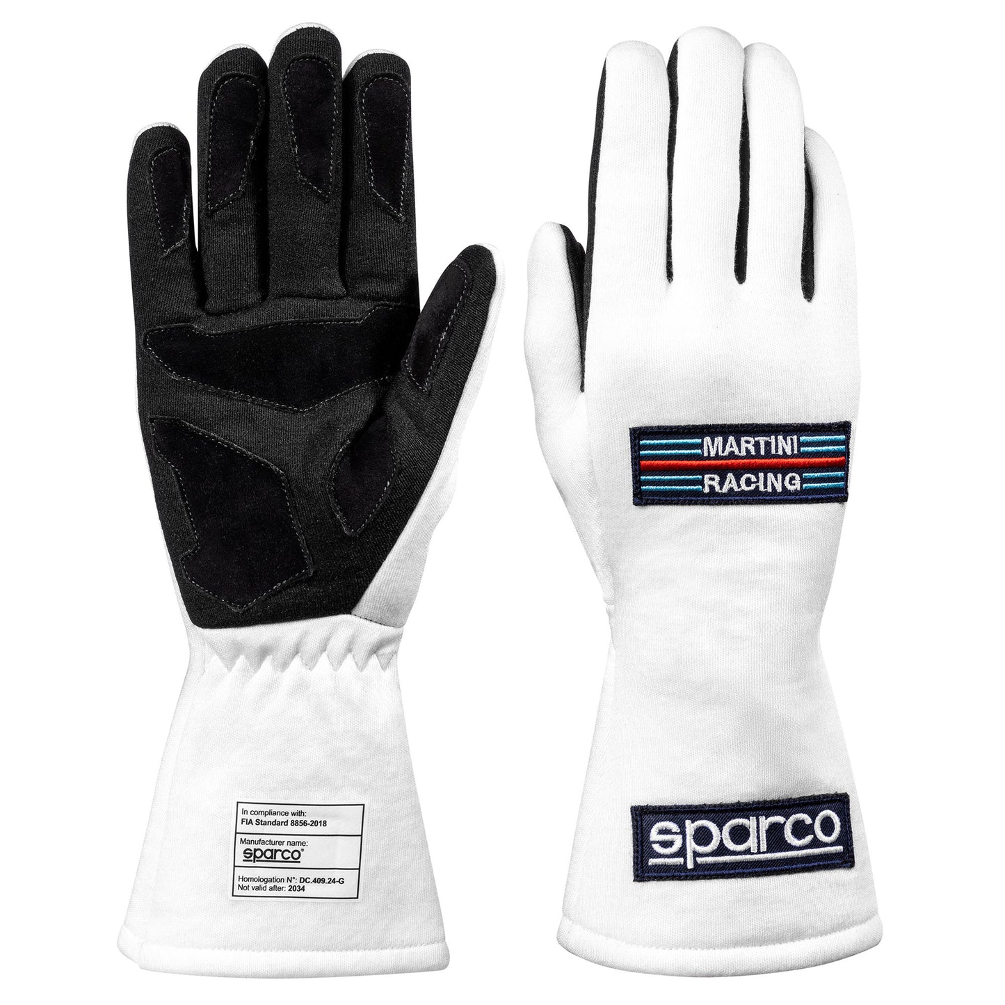 Sparco LAND Martini Racing Gloves Rally Special Edition FIA 8856-2018 Approved