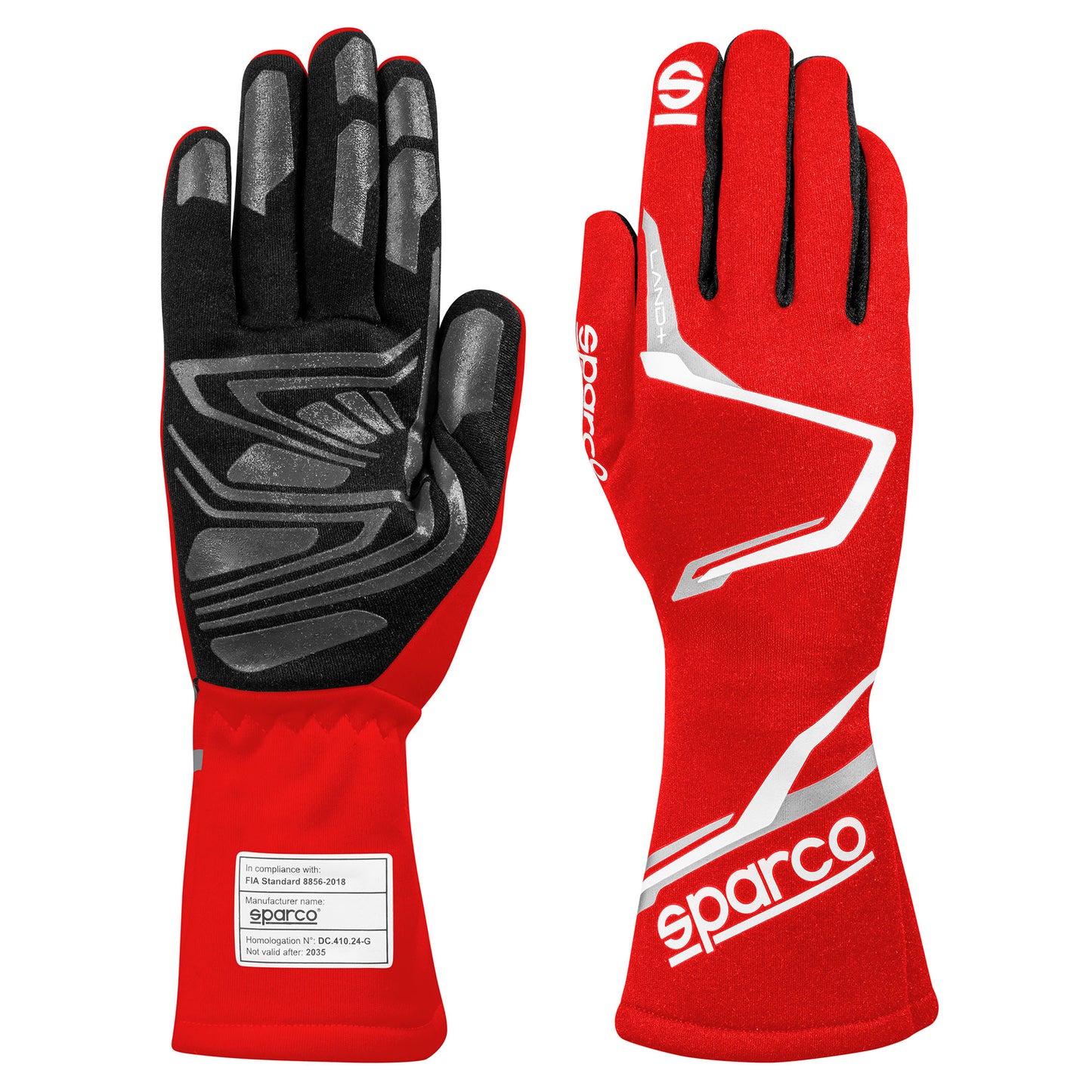 001367 Sparco LAND+ PLUS Racing Driver Gloves Updated Design FIA Approved Race