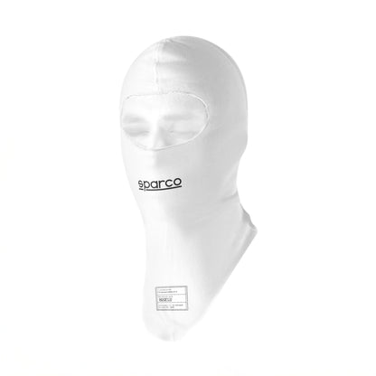 001410BO Sparco RW-7 Delta Balaclava White Fireproof FIA Approved Racing Drivers