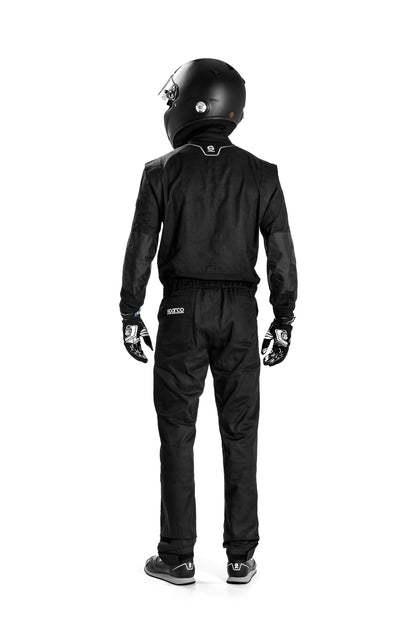 Sparco MS-5 MS5 Race Mechanic Suit Overalls Colour Black/Grey Pitcrew Teamwear