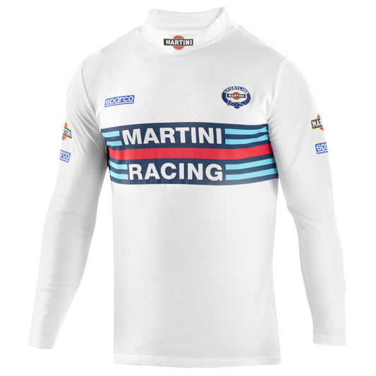 Sparco Long Sleeve T-Shirt Martini Racing Retro Rally Edition High Neck Style