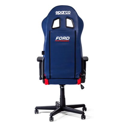 2025 Sparco Ford Performance Office Chair Sports CR Seat on Wheels Adjustable