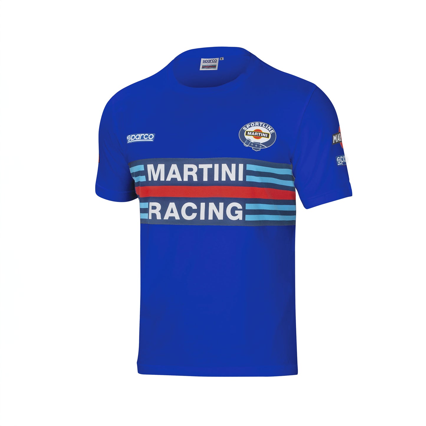 Sparco Martini Racing T-Shirt Mens Tee Iconic Lancia Rally Team Retro Edition