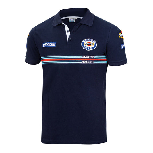 01275MR Sparco Polo Shirt Martini Racing Replica Edition