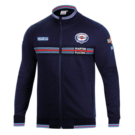 01278MR Sparco Martini Racing Full Zip Sweatshirt