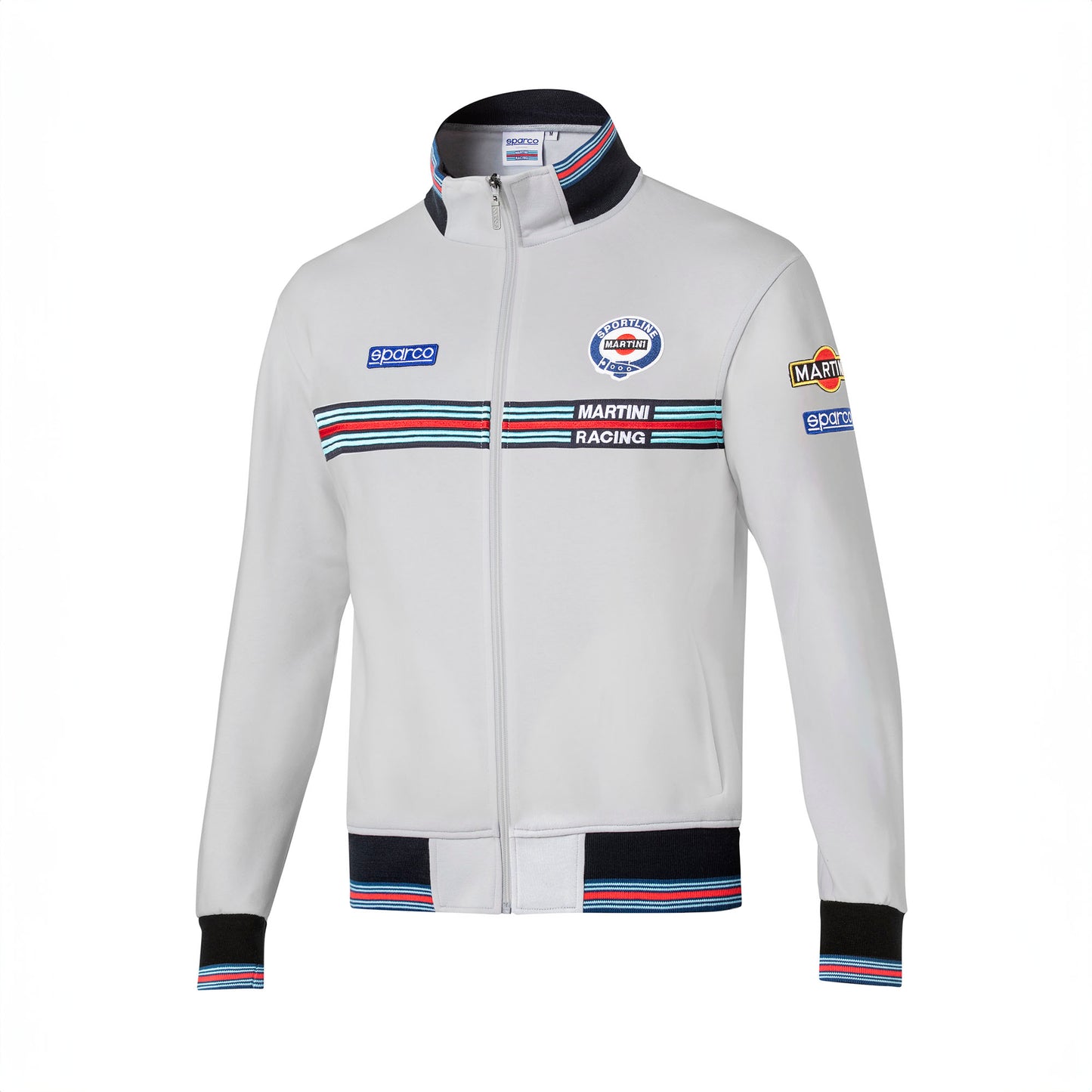 01278MR Sparco Martini Racing Full Zip Sweatshirt