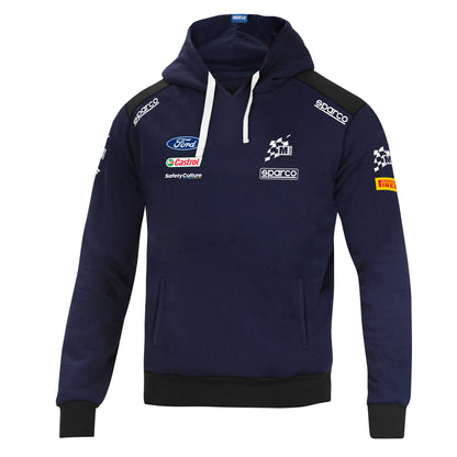 Sparco M-SPORT WRC Mens Hoodie Hoody Official Ford WRC Rally Teamwear Fanwear