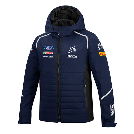 Sparco M-SPORT WRC Mens Winter Jacket Coat WRC Official Ford Rally Team Fanwear