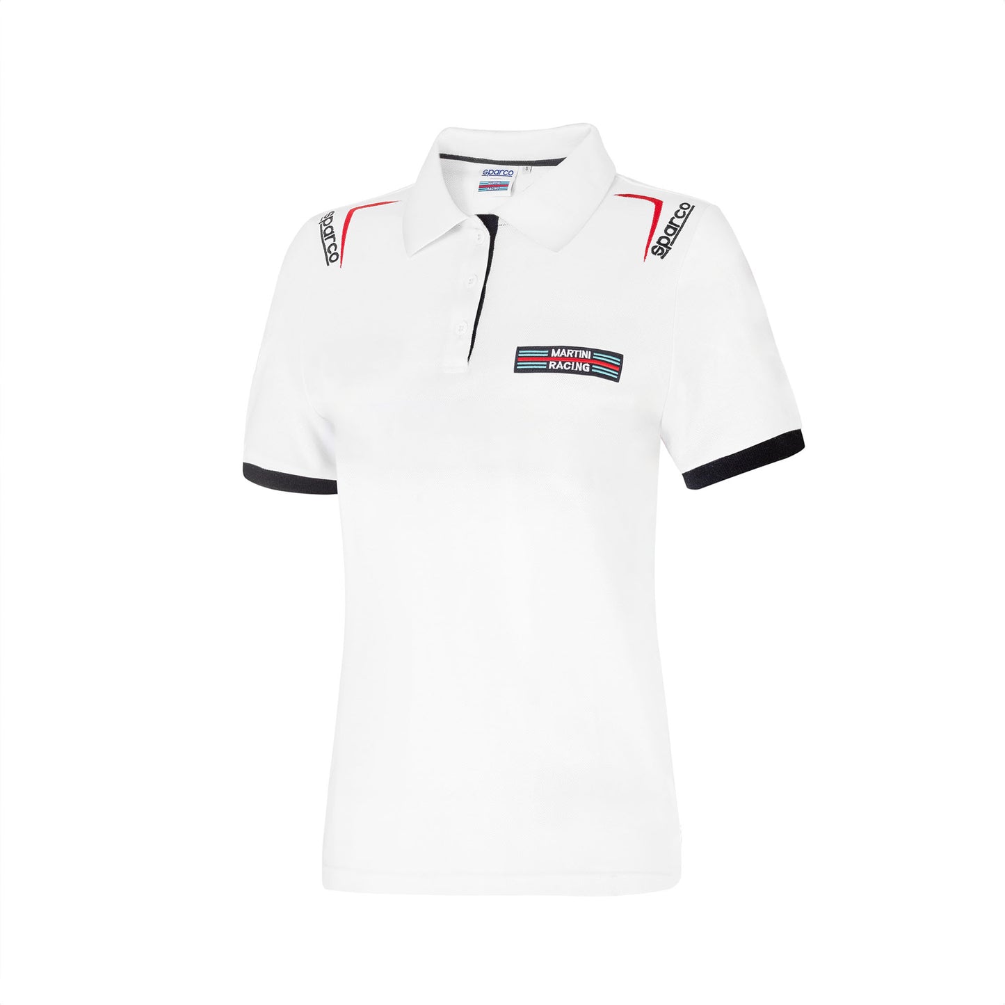 Sparco Lancia Martini Racing Ladies Polo Shirt 100% Cotton Womens Sizes Lady Fit