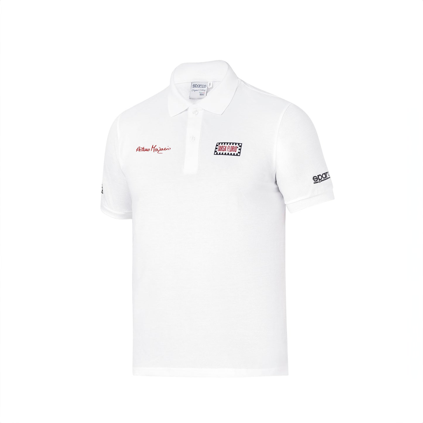 Sparco Targa Florio Mens Polo Shirt Arturo Francesco "Art" Merzario Edition