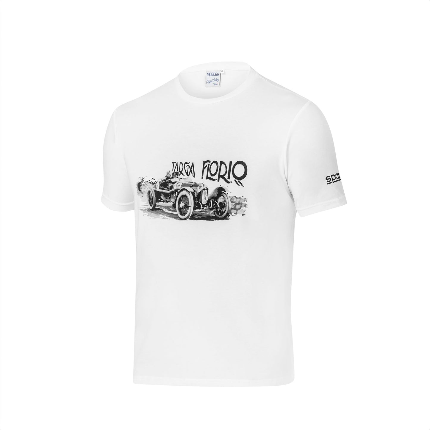 Sparco Targa Florio #T2 Mens T-Shirt Cotton Retro Sportswear Made in Italy