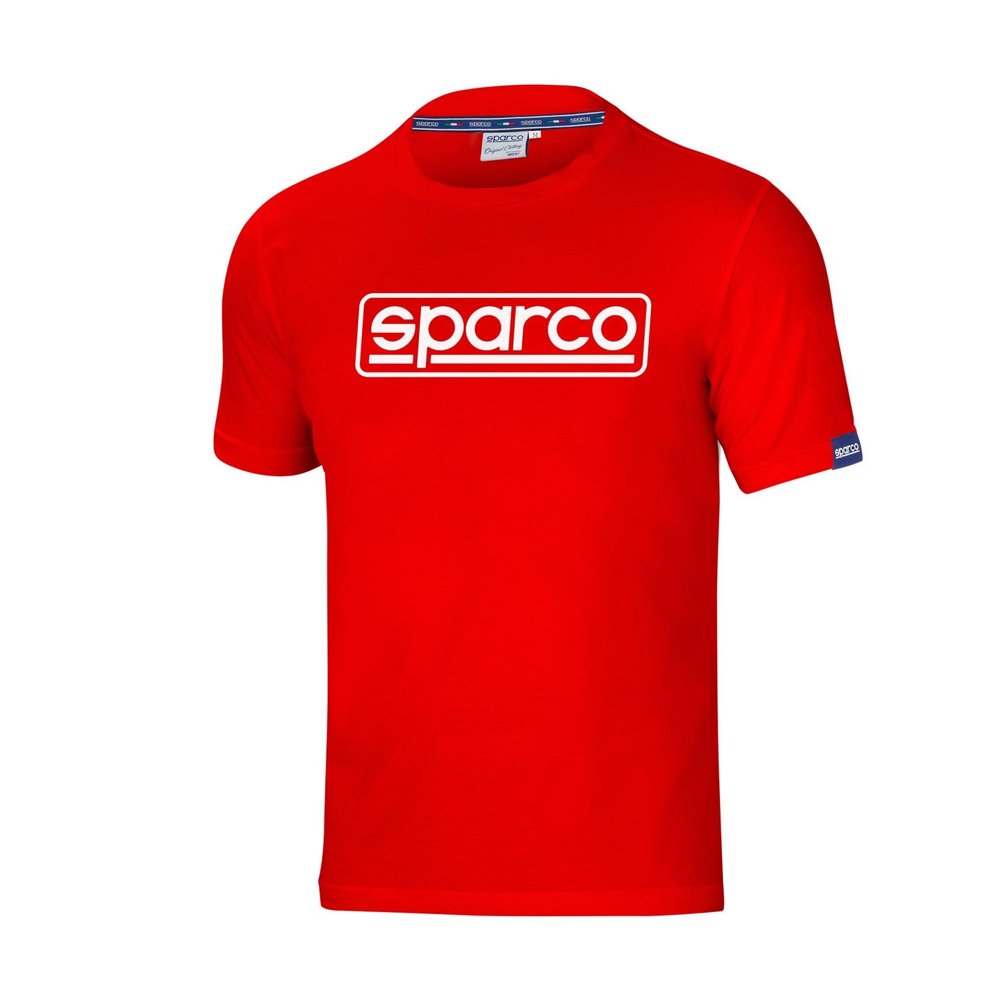 Sparco Racing Karting Classic T-Shirt with Large Logo on Front Mens Sizes S-XXL