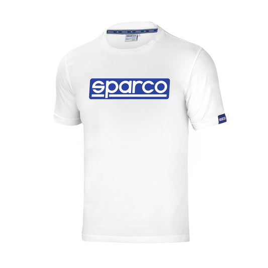 Sparco Original Racing T-Shirt Classic Blue/White Logo Design Cotton Mens S-XXL