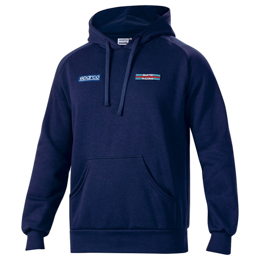 Sparco Martini Racing Hoody Hoodie Big Stripes Logo Lancia Rally Made in Italy