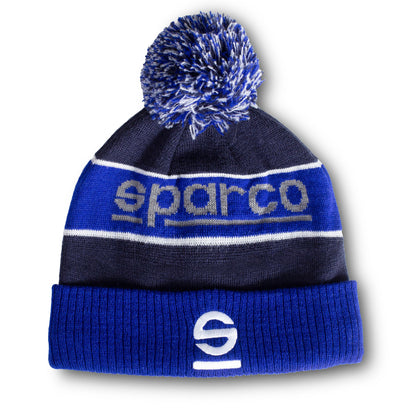 Sparco Rally REFLEX Beanie Bobble Hat Wool/Acrylic Fabric Adult One Size OSFM