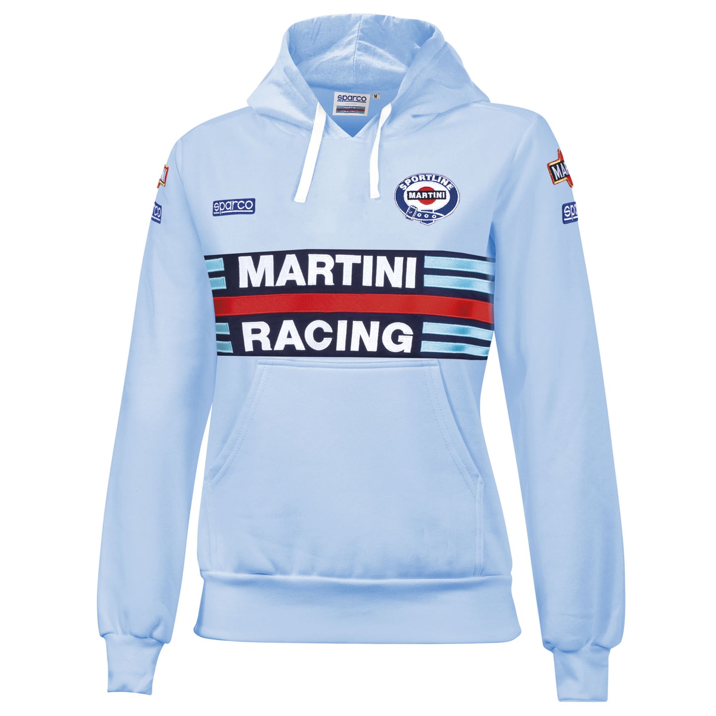 Sparco Martini Racing Ladies Hoodie Hoody Lancia Rally Team Womens Girls Sizes