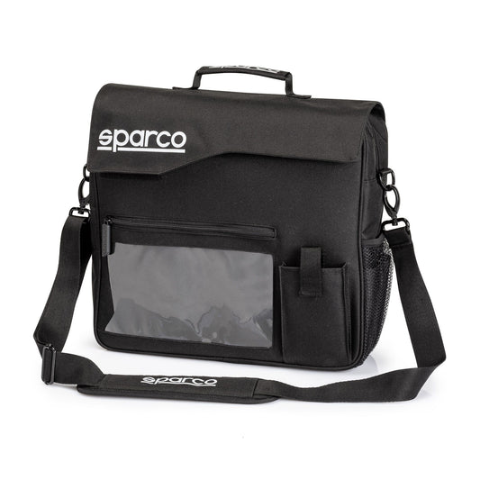 Sparco Rally Co-Driver Navigator Kit Bag Compact Size 35x30x10cm Shoulder Strap