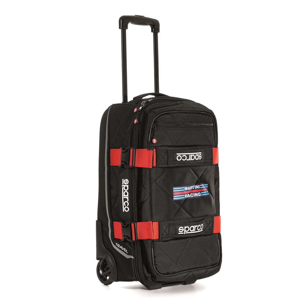 Sparco Martini Racing Travel Cabin Trolley Bag 48L Holdall Race Rally Motorsport