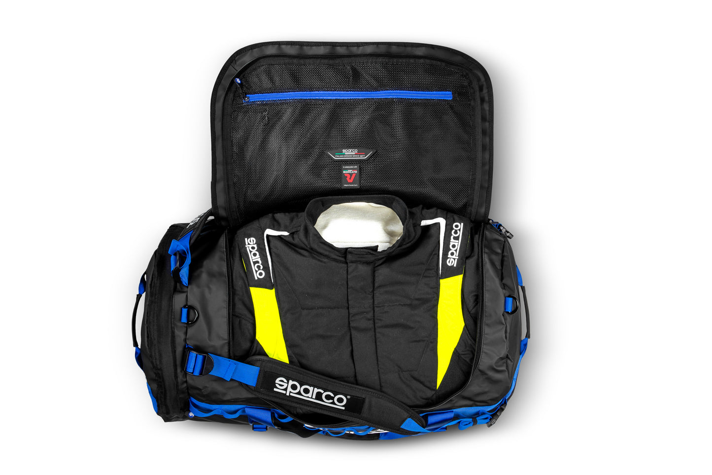 Sparco DAKAR Large Duffle Bag for Motorsport Driver Racewear 110L 70x40x40cm