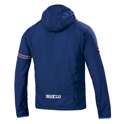 02405MR Sparco Martini Racing Windbreaker Lightweight Jacket Waterproof Coat