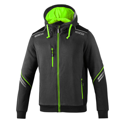 02414 Sparco Racing Technical Full Zip Hoodie Hoody Hoodie Mechanic Workwear