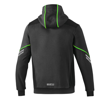 02414 Sparco Racing Technical Full Zip Hoodie Hoody Hoodie Mechanic Workwear