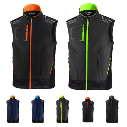 02419 Sparco Racing Technical Gilet Bodywarmer Mechanic Workwear Pitcrew Team