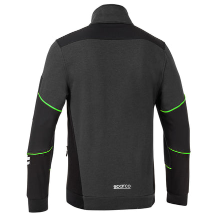 02429 Sparco Tech Zull Zip Jacket Racing Workwear Mechanic Pitcrew Teamwear