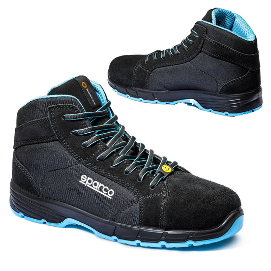 07547 Sparco Horizon-H Safety Shoes S3S ESD Certified Mechanic Workshop Factory