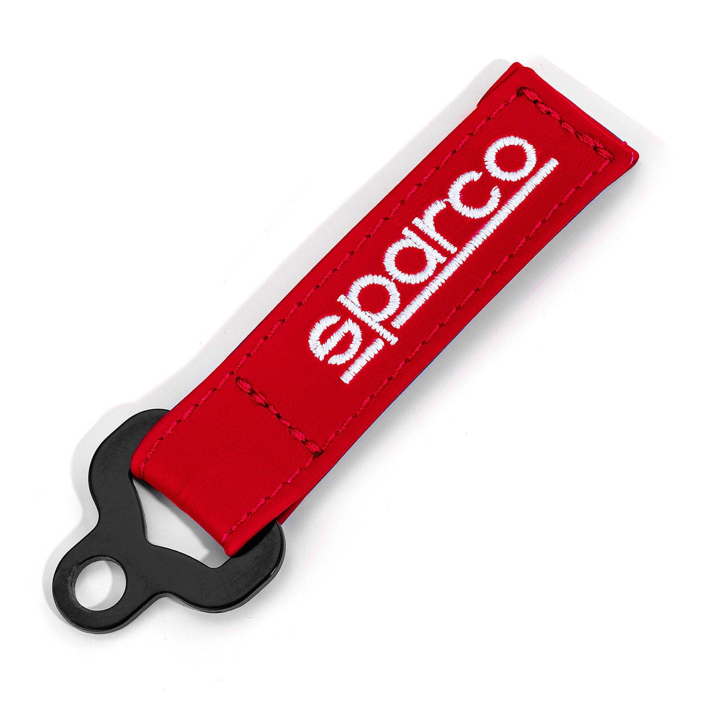 Sparco Racing Leather Keyring Keyfob Key Holder Mini Tow Hook Style in 5 Colours