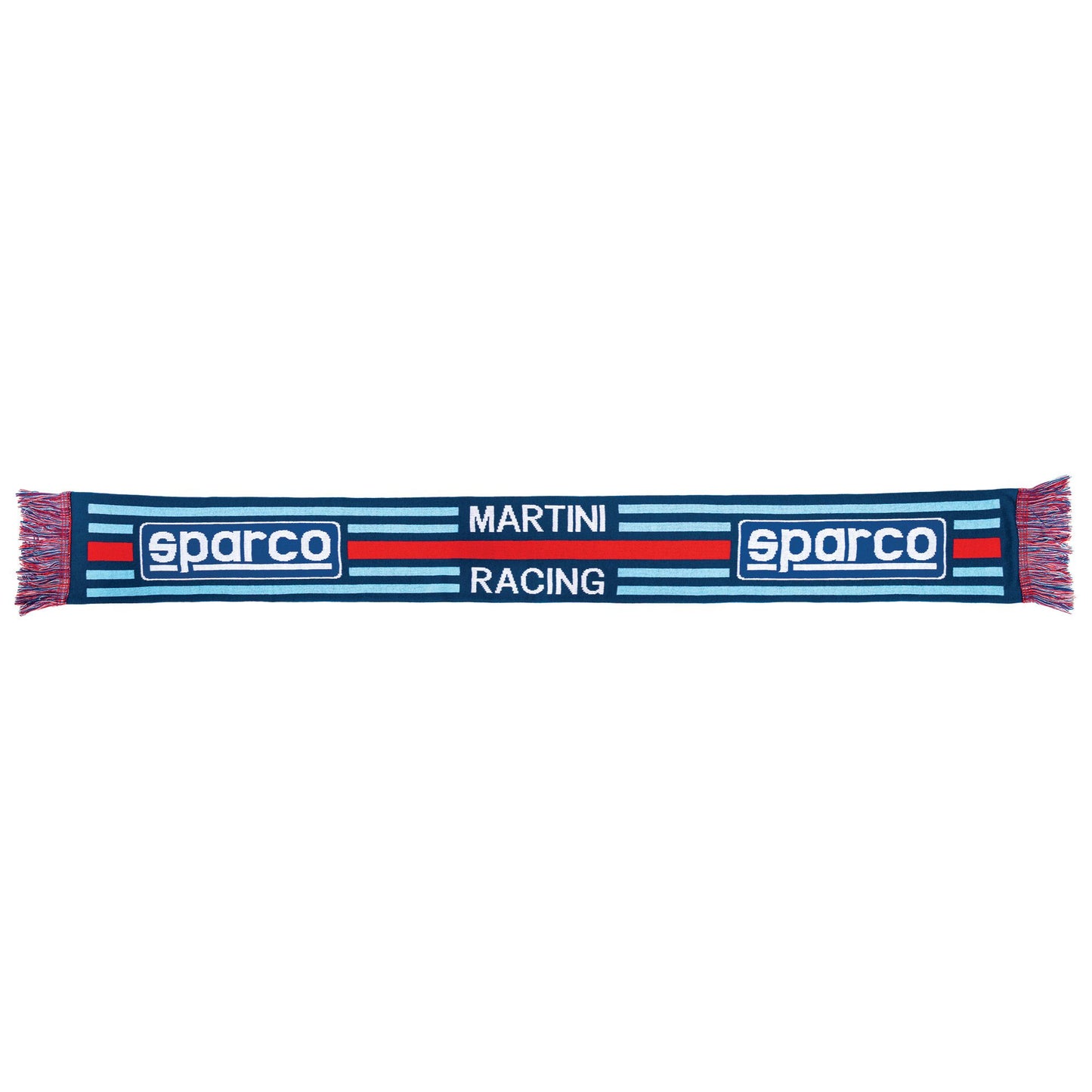 Sparco Martini Racing Scarf 150x20cm Jacquard Rally Fan Motorsport Merchandise