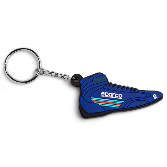 Sparco Martini Racing Boot Keyring Keychain Retro Lancia World Rally Team Gift