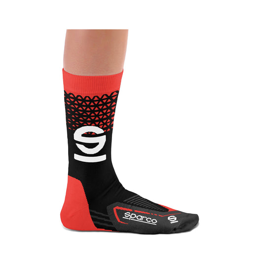 Sparco Socks Gaming Iconic Design Black/Red in 2 Sizes Official Merchandise Gift