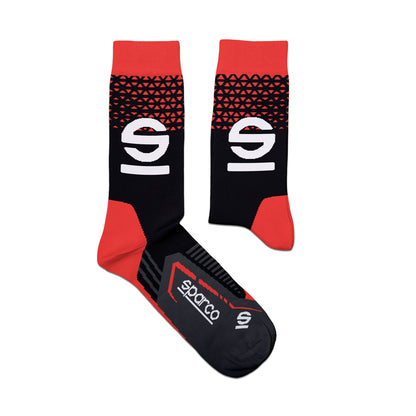 Sparco Socks Gaming Iconic Design Black/Red in 2 Sizes Official Merchandise Gift