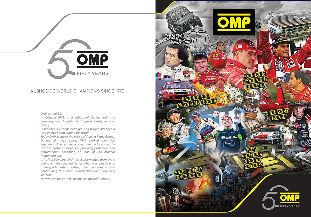 OMP Racing Helmet Box New Foldable Design with Carry Bag Race Rally Motorsport