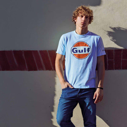 2025 Sparco Gulf Racing T-Shirt Tee with Pocket 95% Cotton 170gr Made in Italy