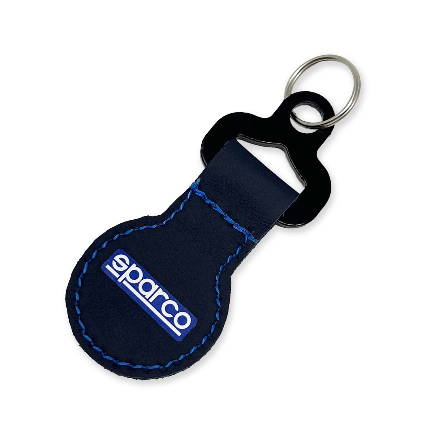 2025 Sparco Gulf Racing Keychain Keyring Microfibre Leather Official Merchandise