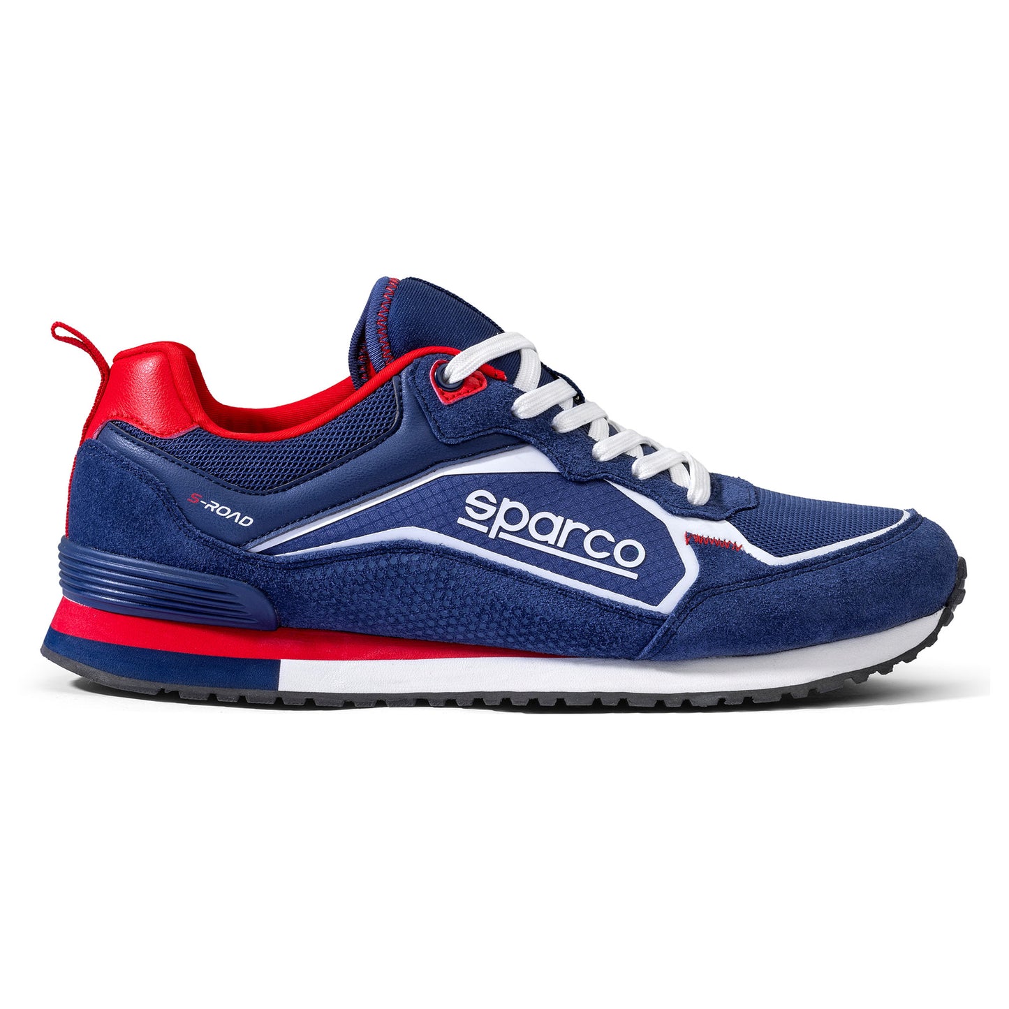 2025 Sparco Teamwear S-ROAD Sports Trainers Shoes Microfibre Breathable Fabric